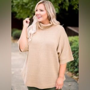 Where You Lead Top, Taupe